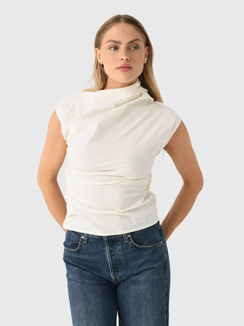 GANNI Women's Ruched Top