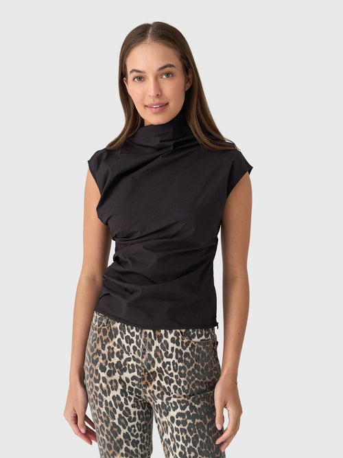 GANNI Women's Ruched Top