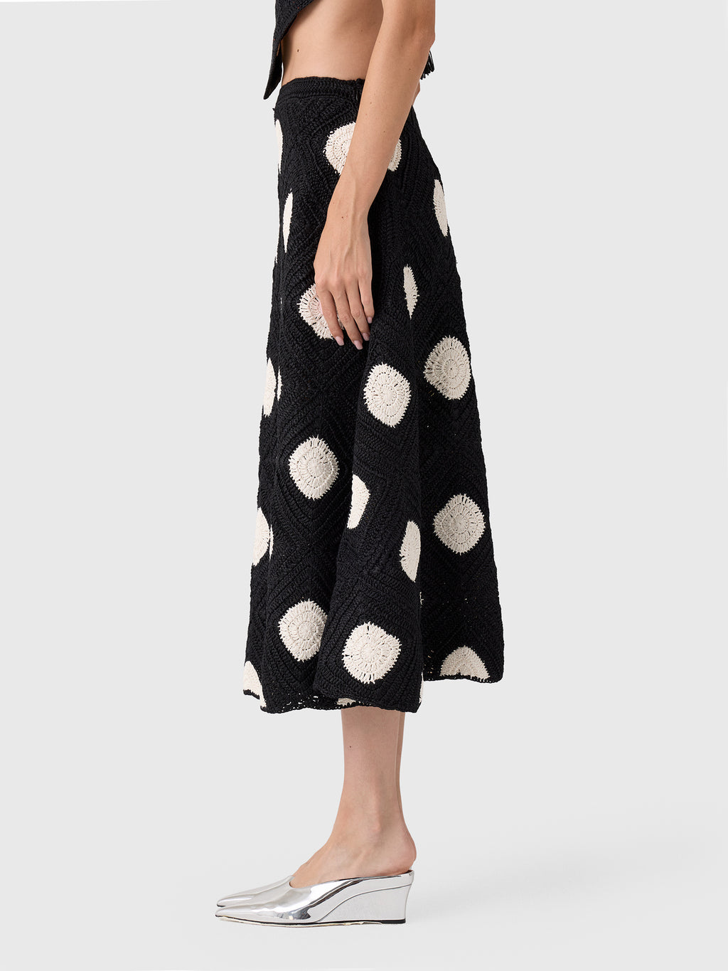 Simon Miller Women's Zorah Crochet Skirt - Saint Bernard