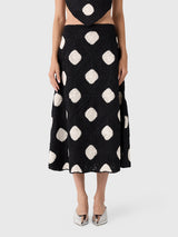 Simon Miller Women's Zorah Crochet Skirt - Saint Bernard