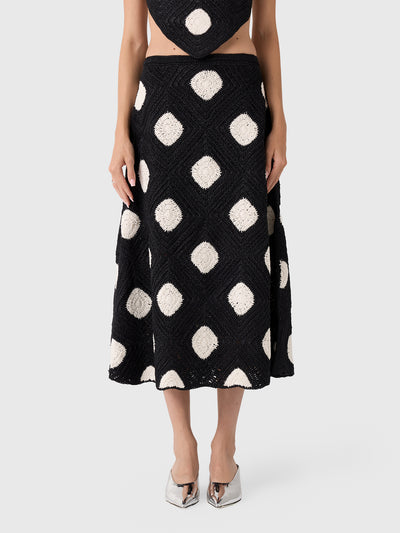 Simon Miller Women's Zorah Crochet Skirt - Saint Bernard