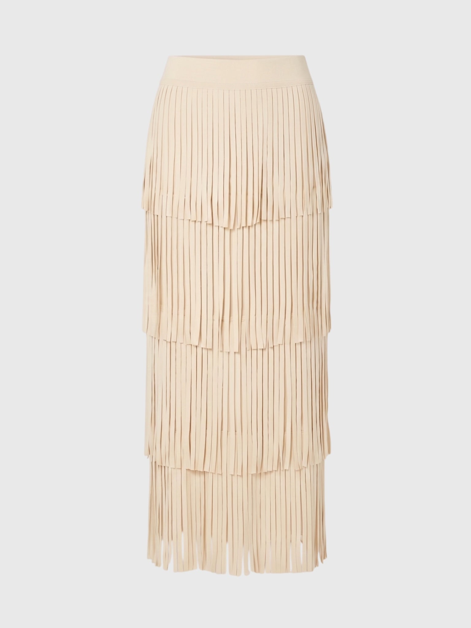 Simon Miller Women's Za Za Vegan Leather Fringe Skirt