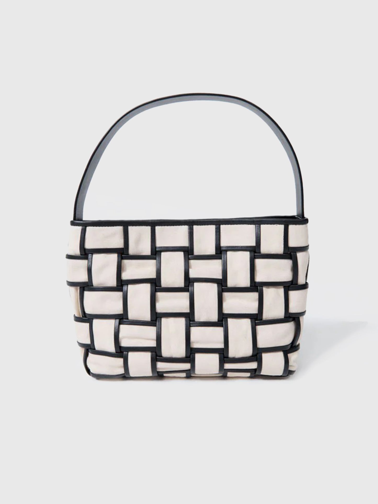 St. Agni Border Woven Mini Tote - Saint Bernard