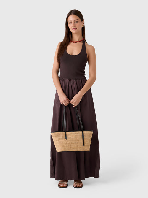 St. Agni Women's Halter Gathered Dress