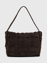 St. Agni Suede Woven Envelope Mini Tote - Saint Bernard