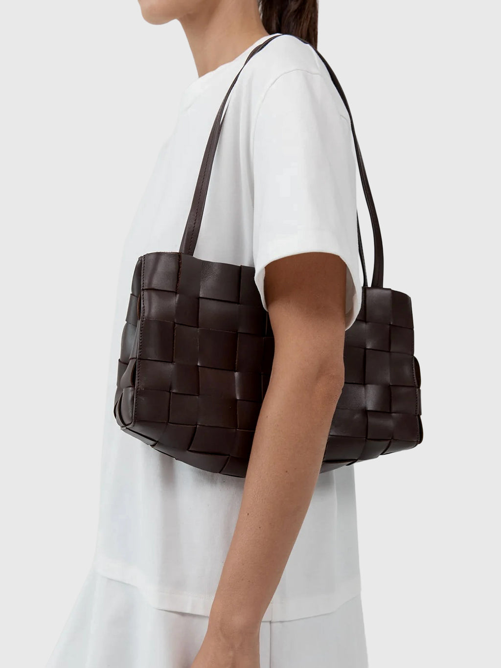 St. Agni Slim Woven Tote - Saint Bernard