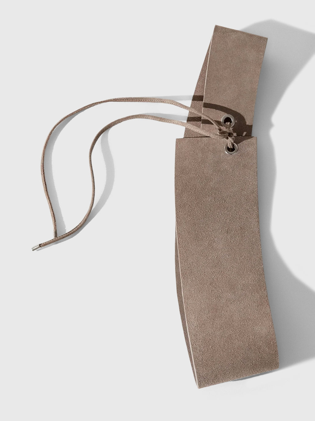 St. Agni Women's Suede Asymmetric Belt - Saint Bernard