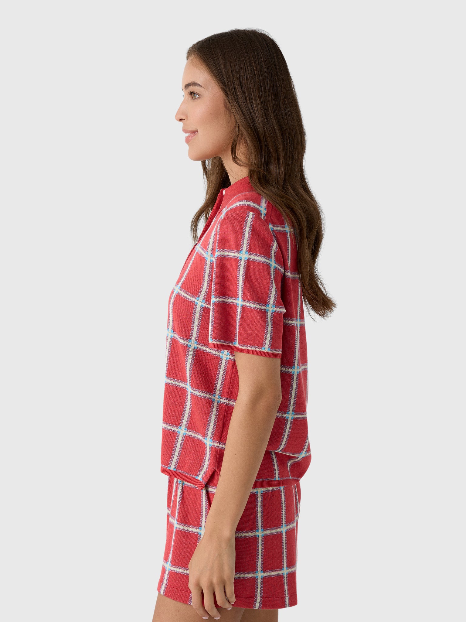 Guest In Residence Women's Picnic Plaid Shirt - Saint Bernard