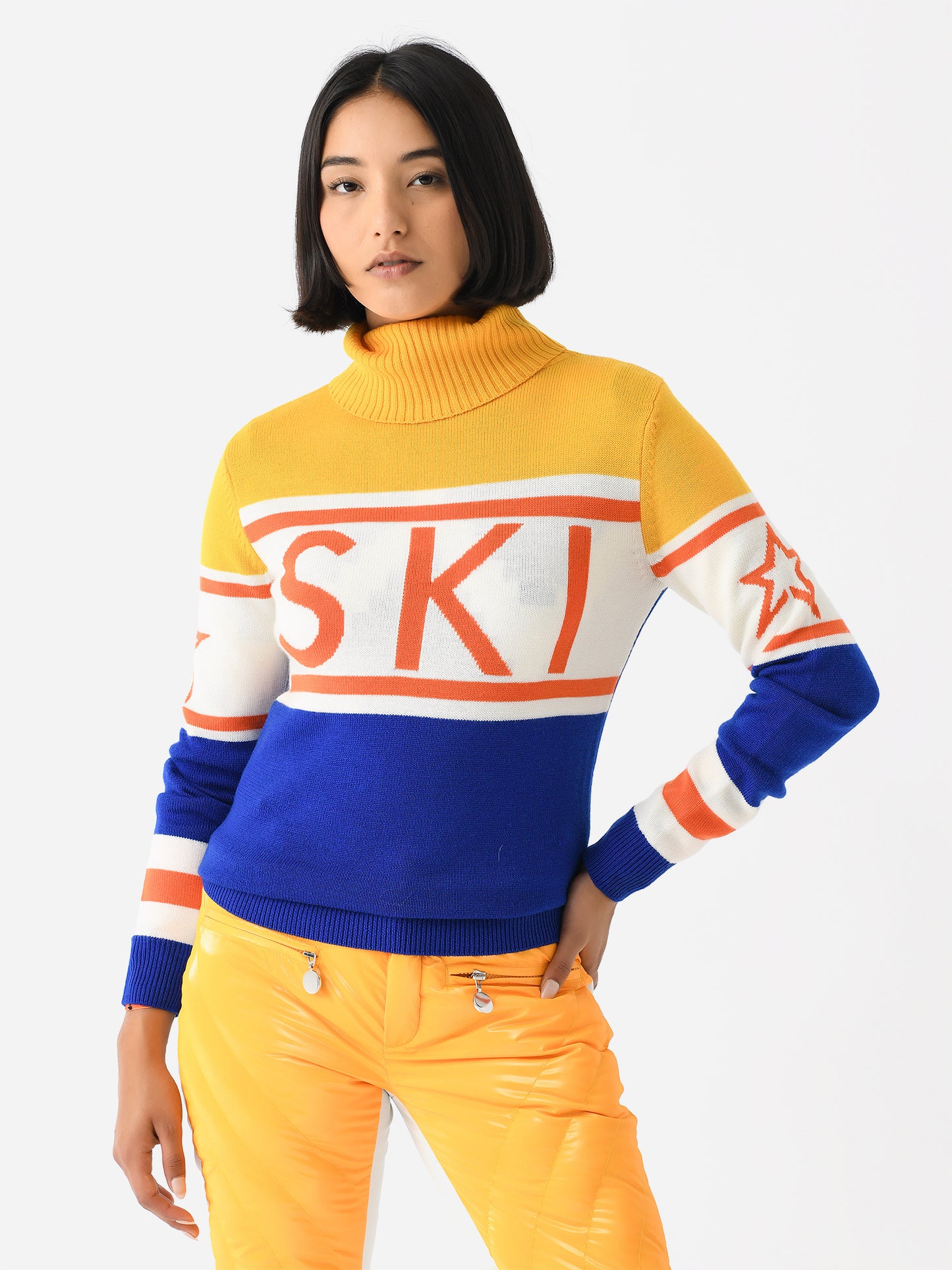 Perfect Moment Women's Schild Merino Wool Sweater - Saint Bernard