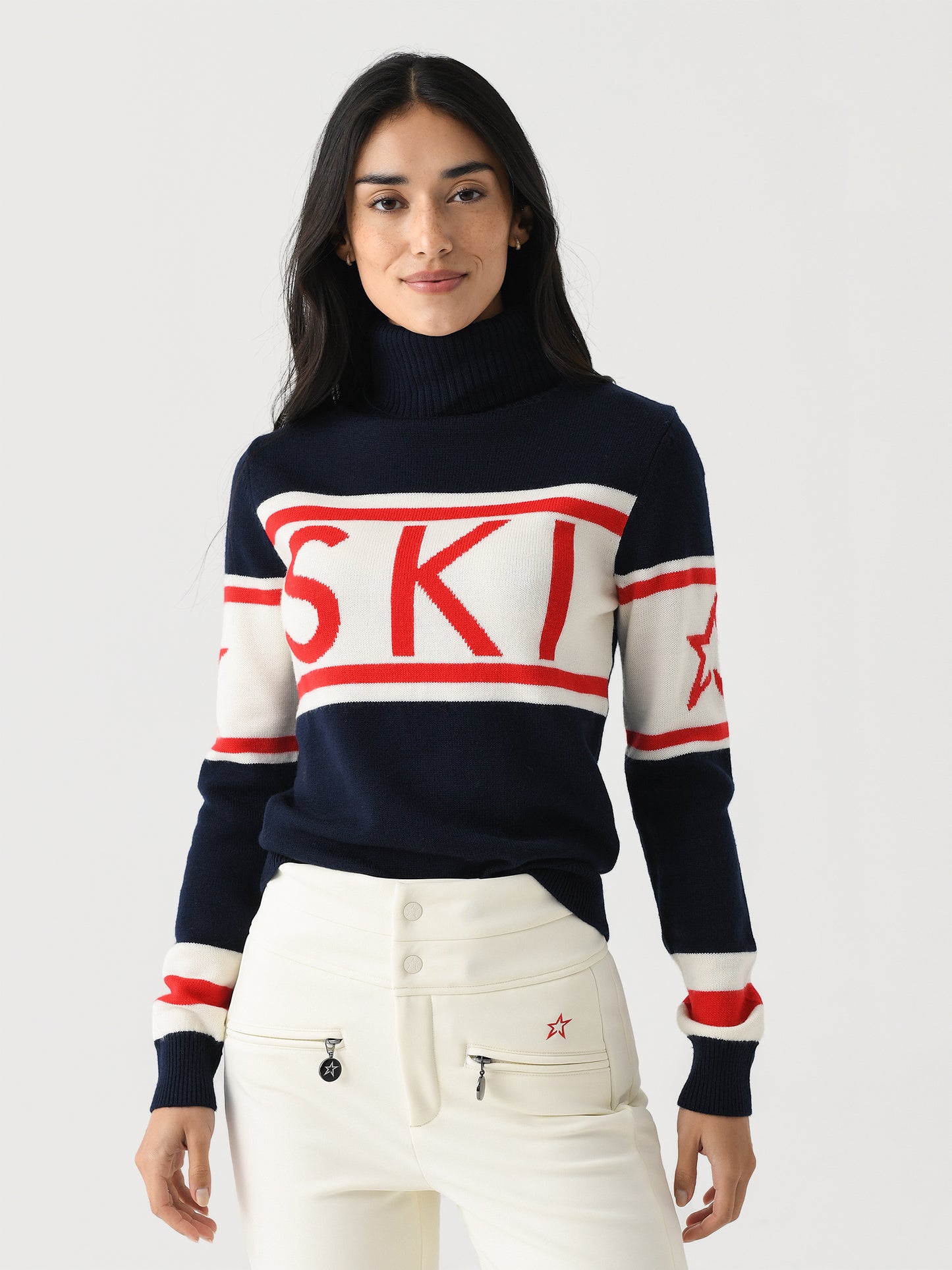 Perfect Moment Women's Schild Merino Wool Sweater - Saint Bernard