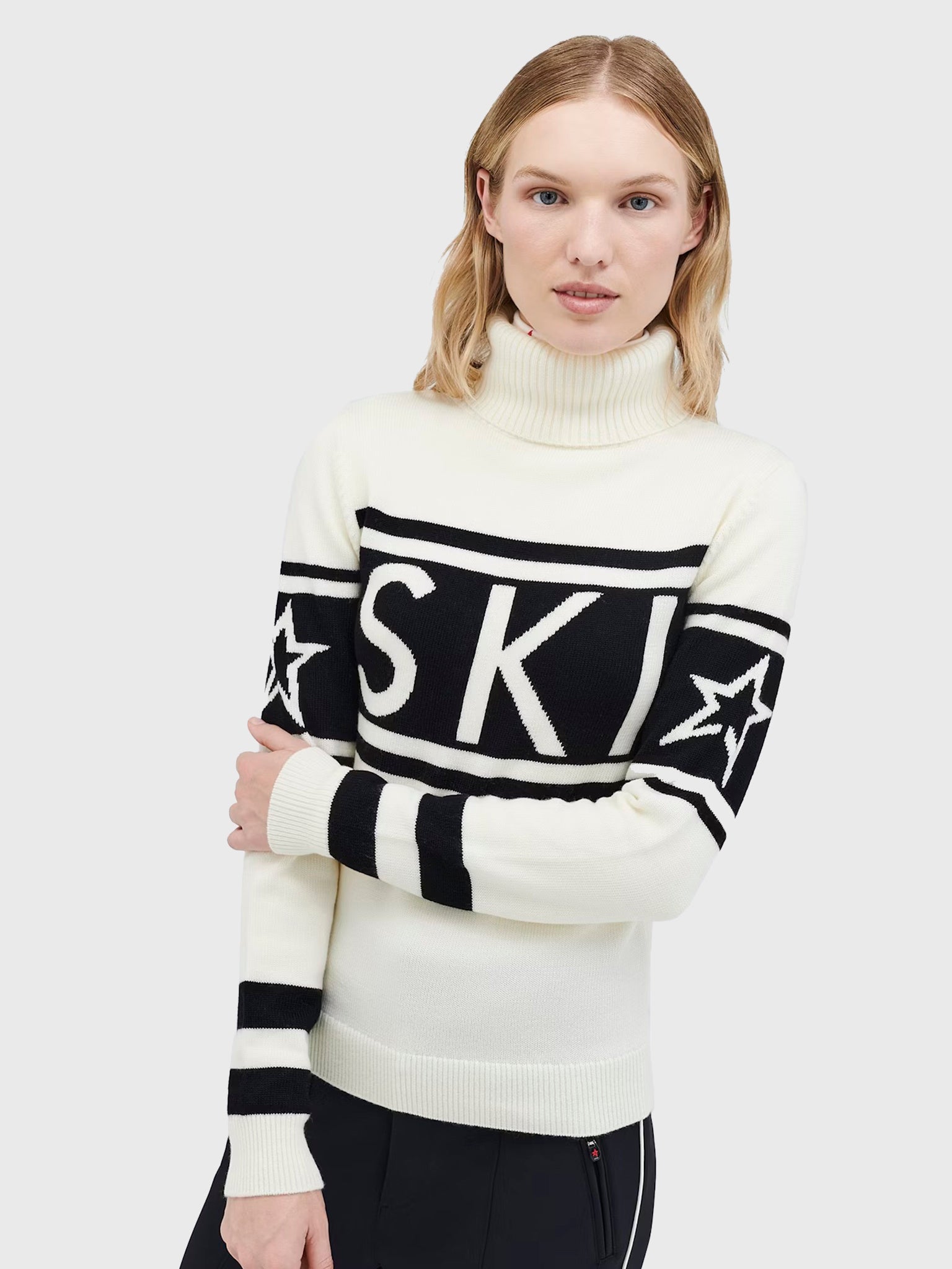 Perfect Moment Women's Schild Merino Wool Sweater - Saint Bernard