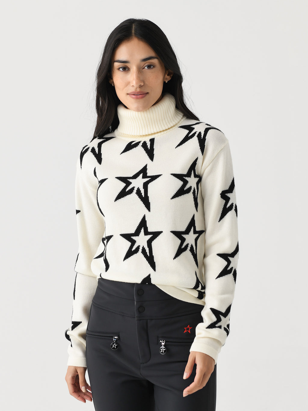 Perfect Moment Women's Star Dust Merino Wool Sweater - Saint Bernard