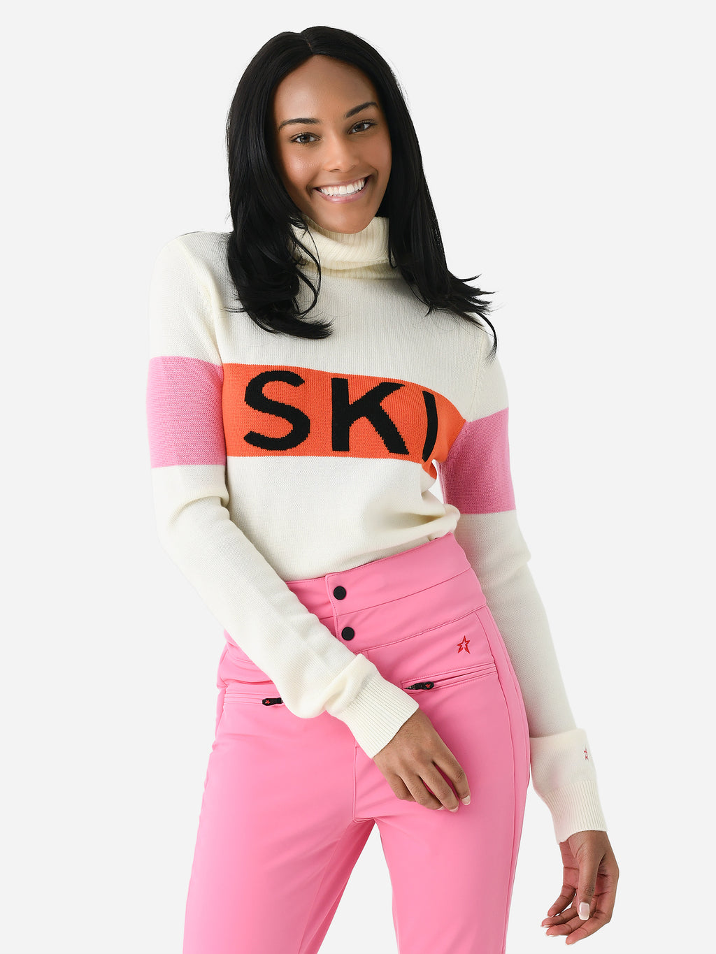 Perfect Moment Women's Ski II Turtleneck - Saint Bernard