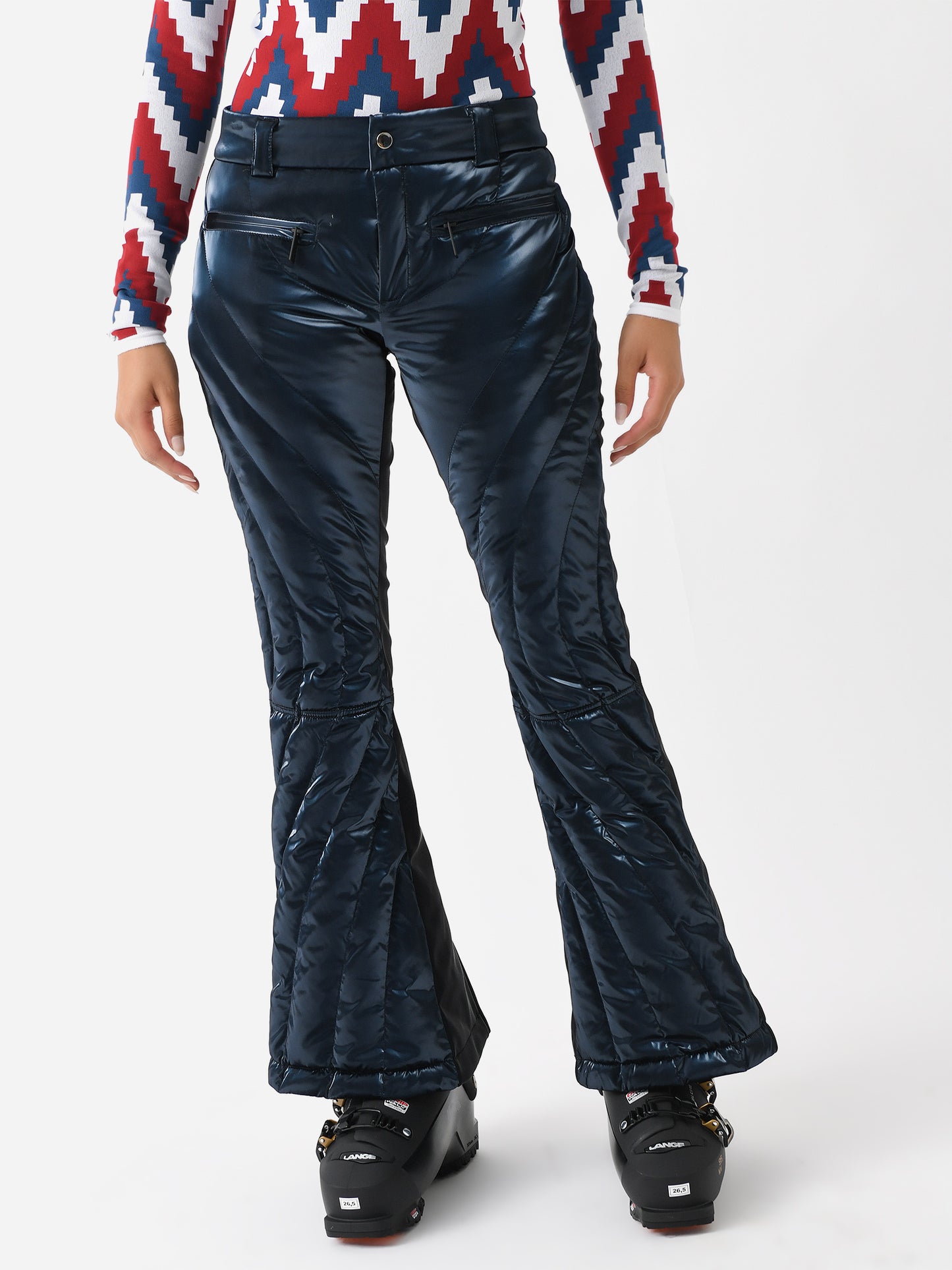 Perfect Moment Women's Mid-Rise Carving Ski Pant - Saint Bernard