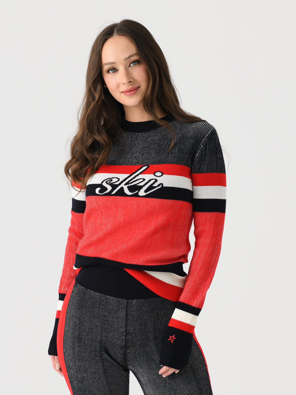 Perfect Moment Women's Evie Merino Wool Sweater - Saint Bernard