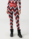 CHEVRON PRINT/RED