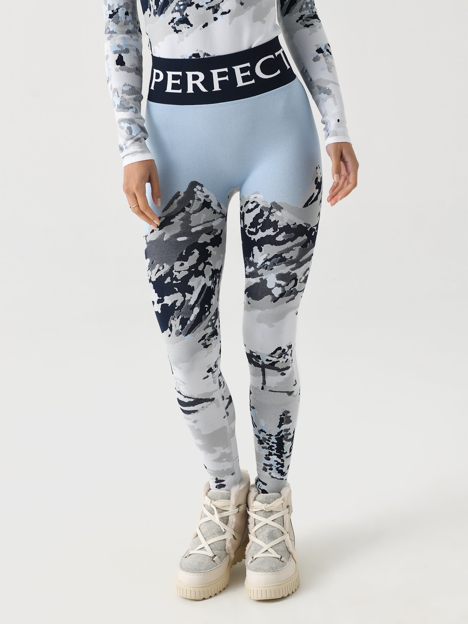 Perfect Moment Women's Jacquard Base Layer Pant - Saint Bernard