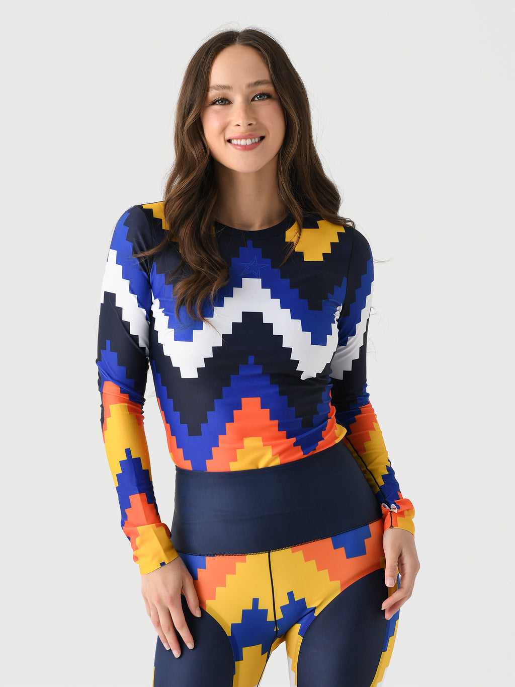 Perfect Moment Women's Compression Base Layer Top - Saint Bernard