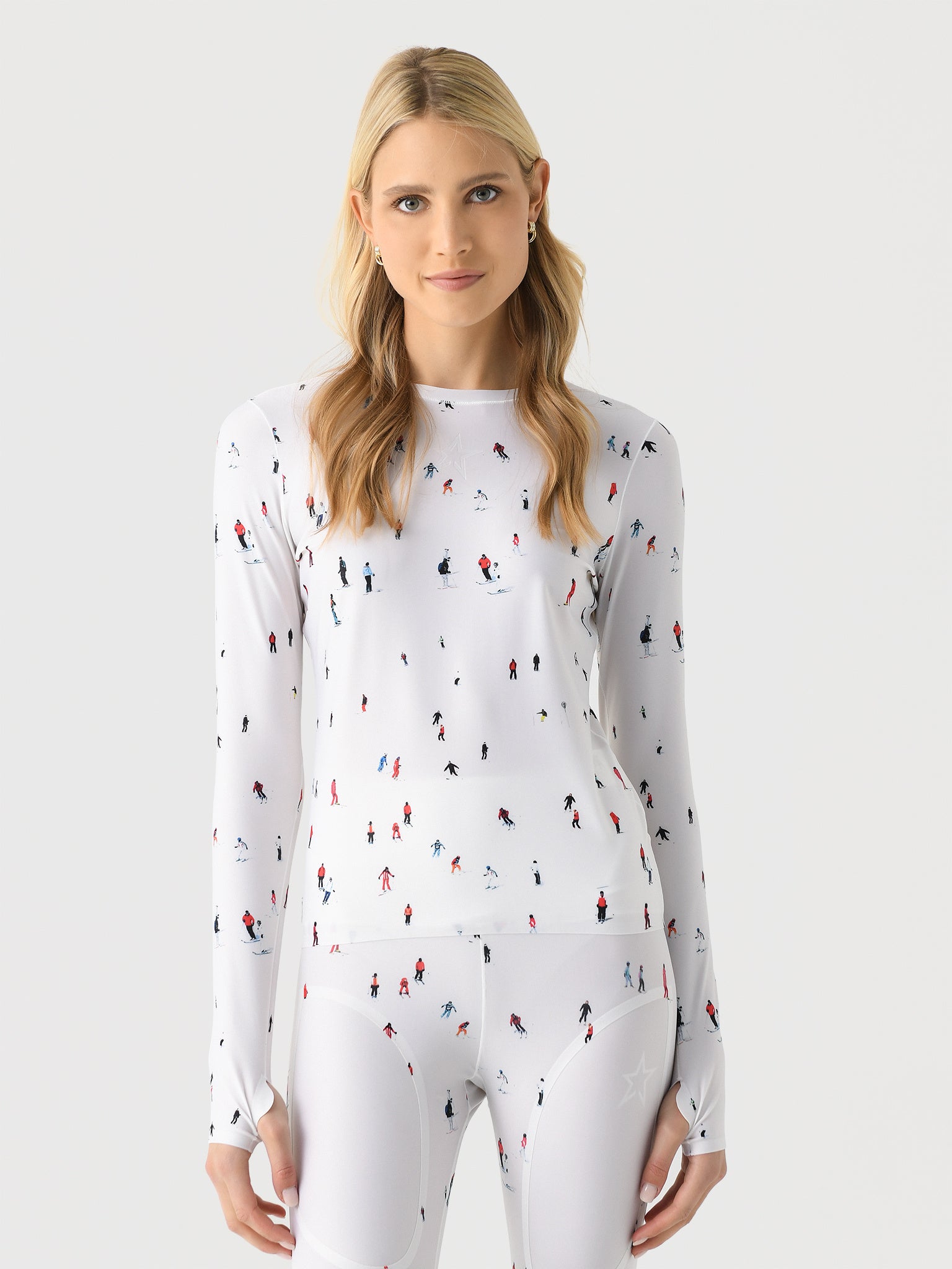 Perfect Moment Women's Compression Base Layer Top - Saint Bernard
