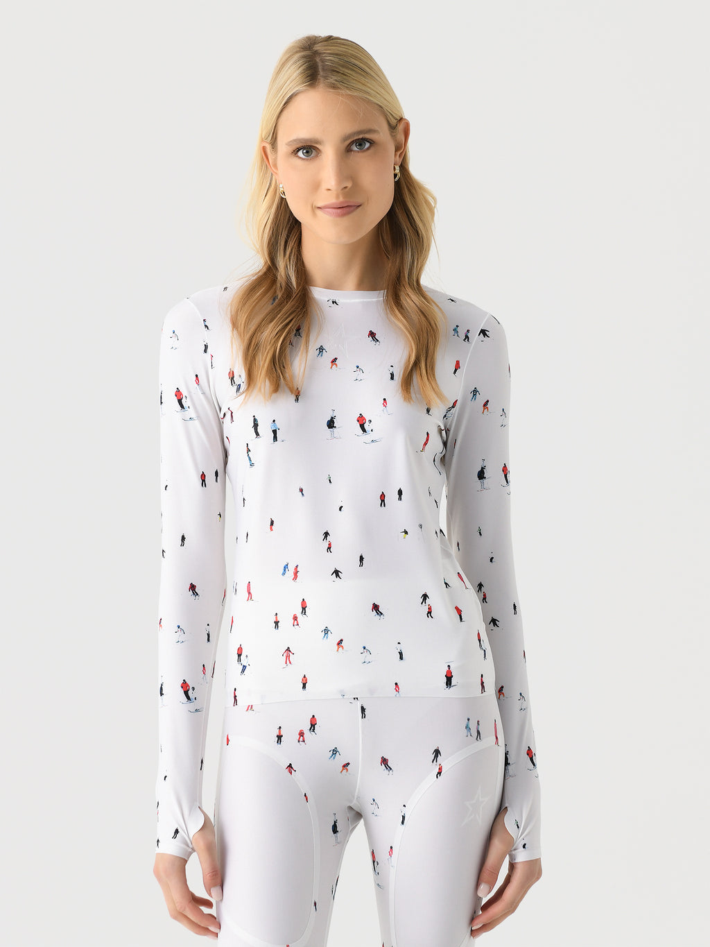 Perfect Moment Women's Compression Base Layer Top - Saint Bernard