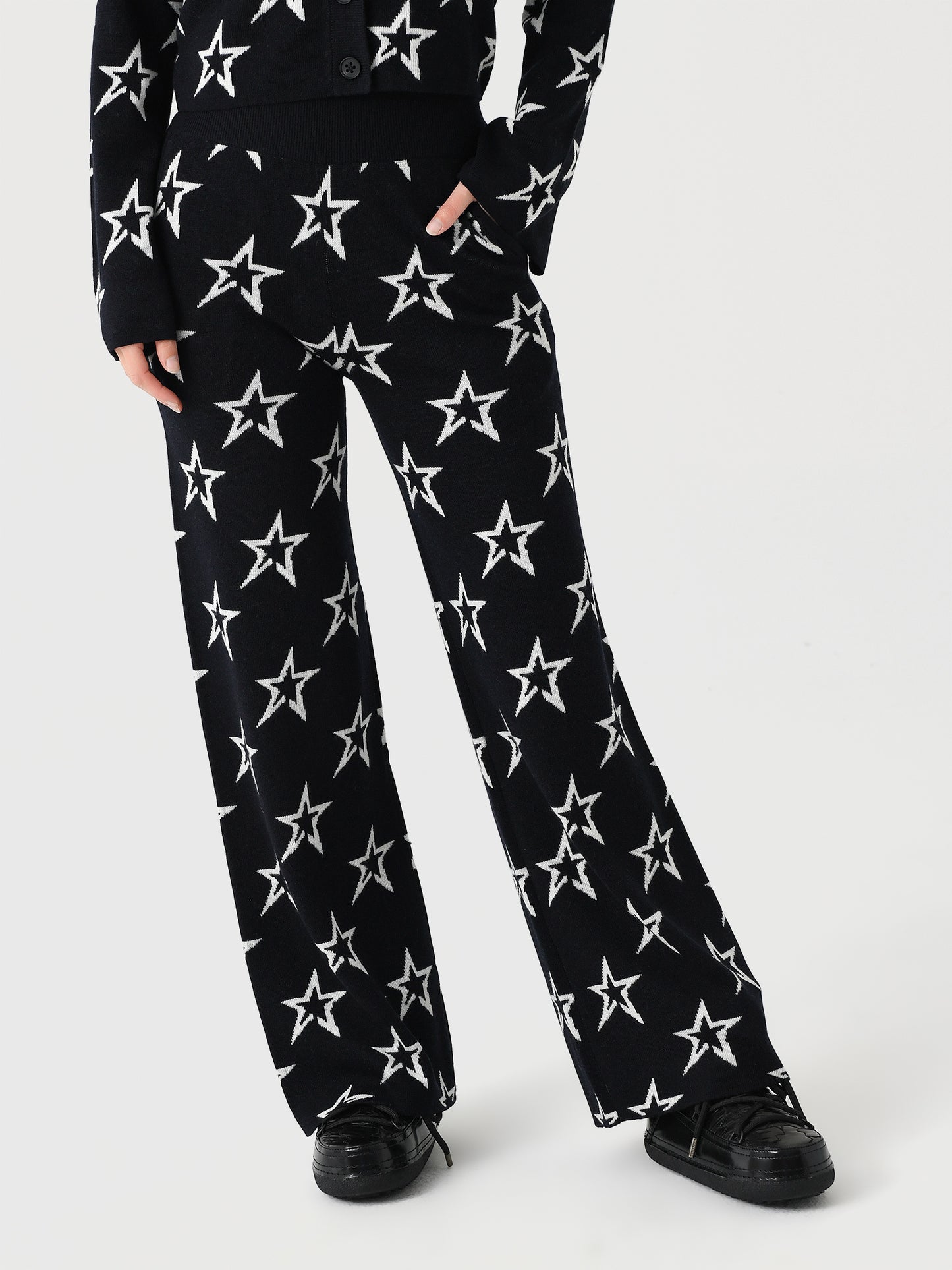 Perfect Moment Women's Chalet Merino Wool Knitted Pant - Saint Bernard