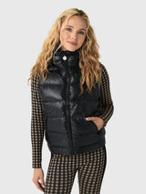 Perfect Moment Women's Polar Flare Down Gilet - Saint Bernard