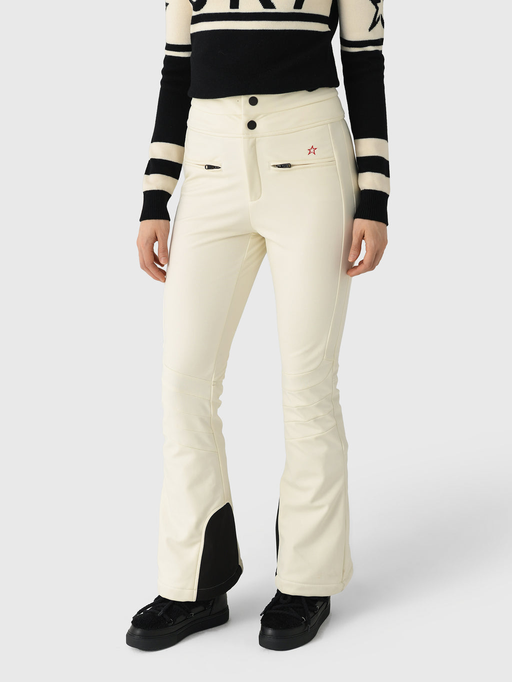 Perfect Moment Women's High-Waist Aurora Flare Ski Pant - Saint Bernard
