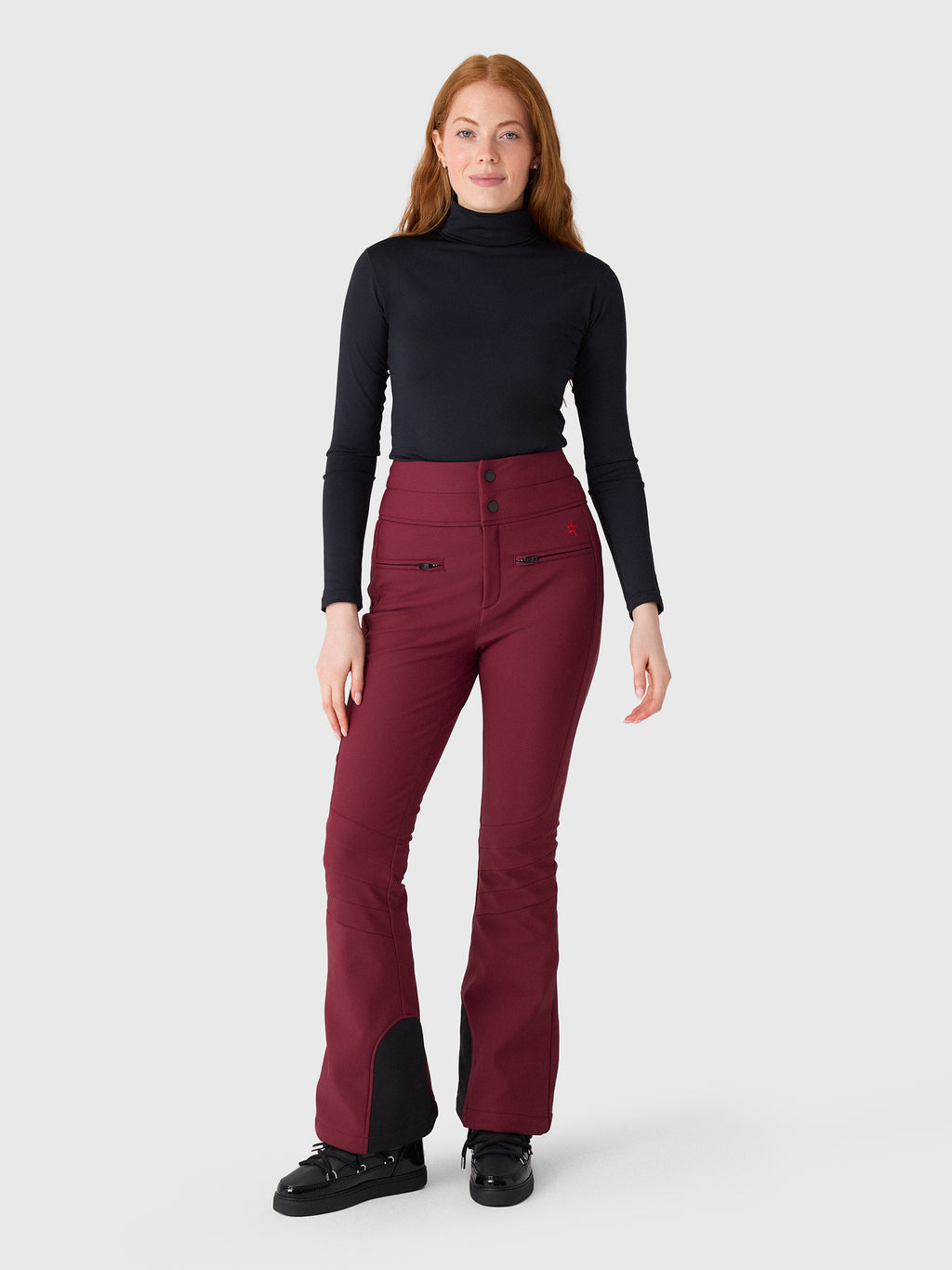Perfect Moment Women's High-Waist Aurora Flare Ski Pant - Saint Bernard