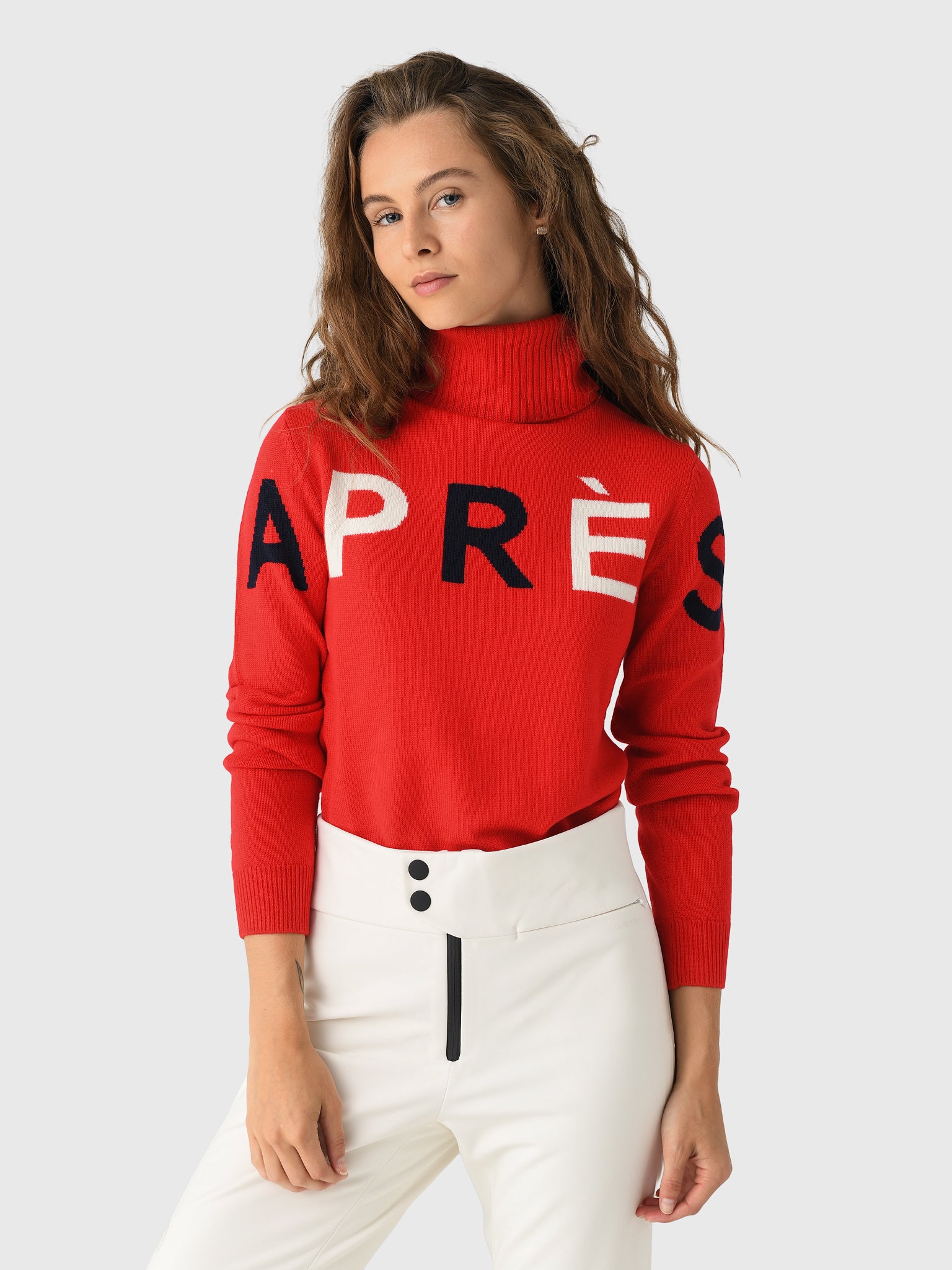 Perfect Moment Women's Après Merino Wool Sweater - Saint Bernard