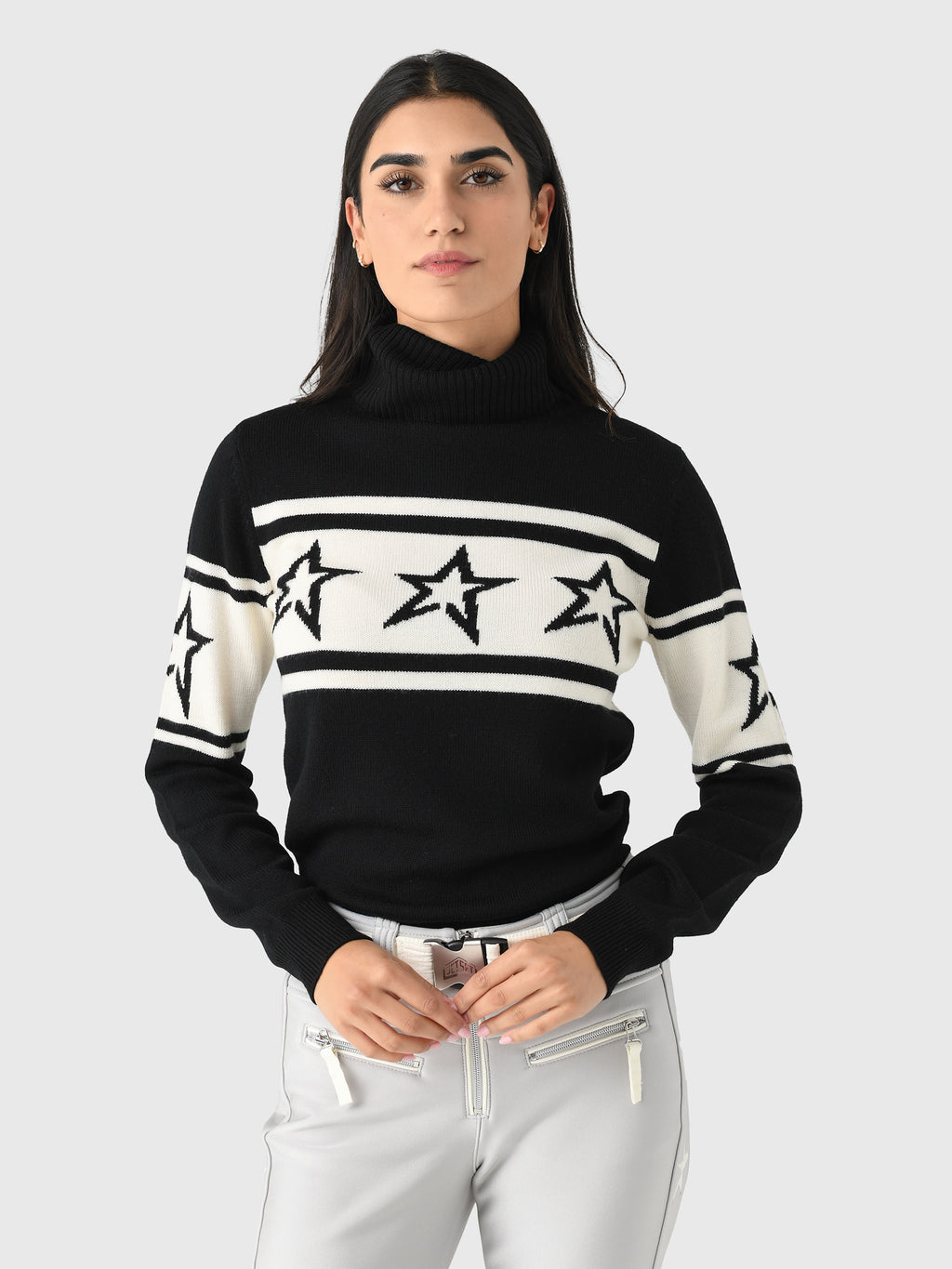 Perfect Moment Women's Chopper Merino Wool Sweater - Saint Bernard