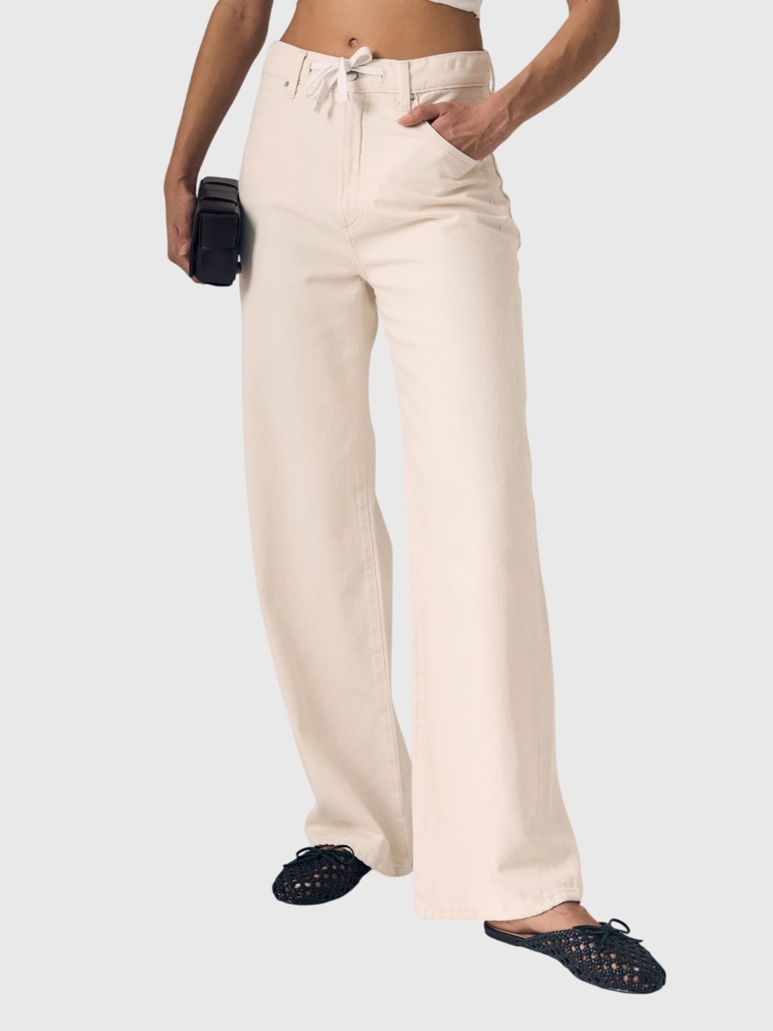 Le Jean Women's Luna Relaxed Jean - Saint Bernard