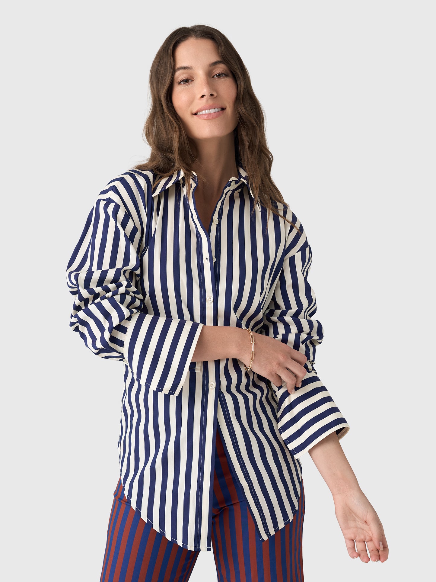 Simon Miller Women's Loch Poplin Button-Down Shirt