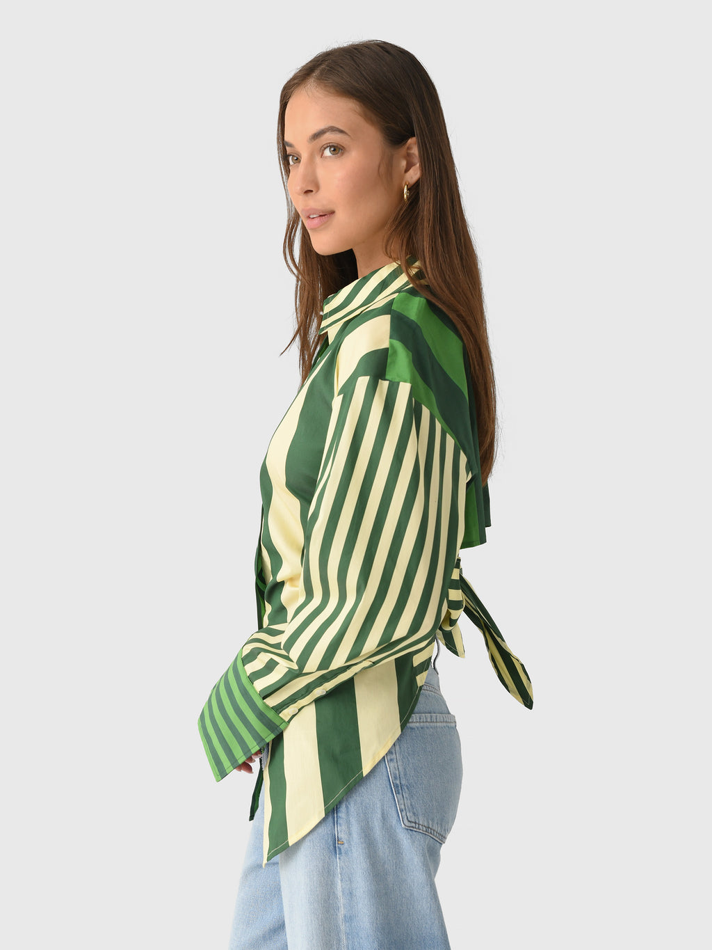 Simon Miller Women's Loch Poplin Button-Down Shirt - Saint Bernard