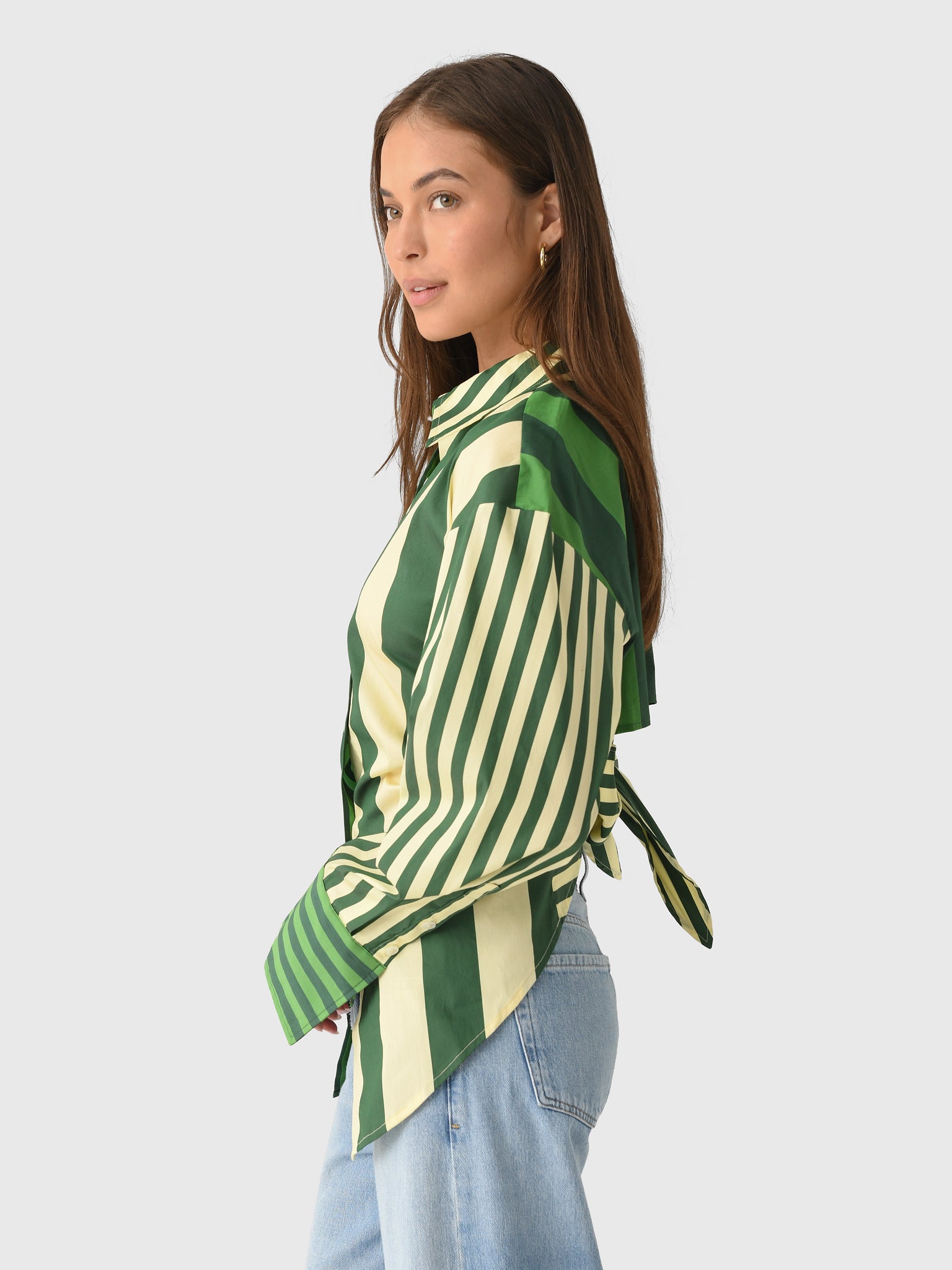 Simon Miller Women's Loch Poplin Button-Down Shirt - Saint Bernard
