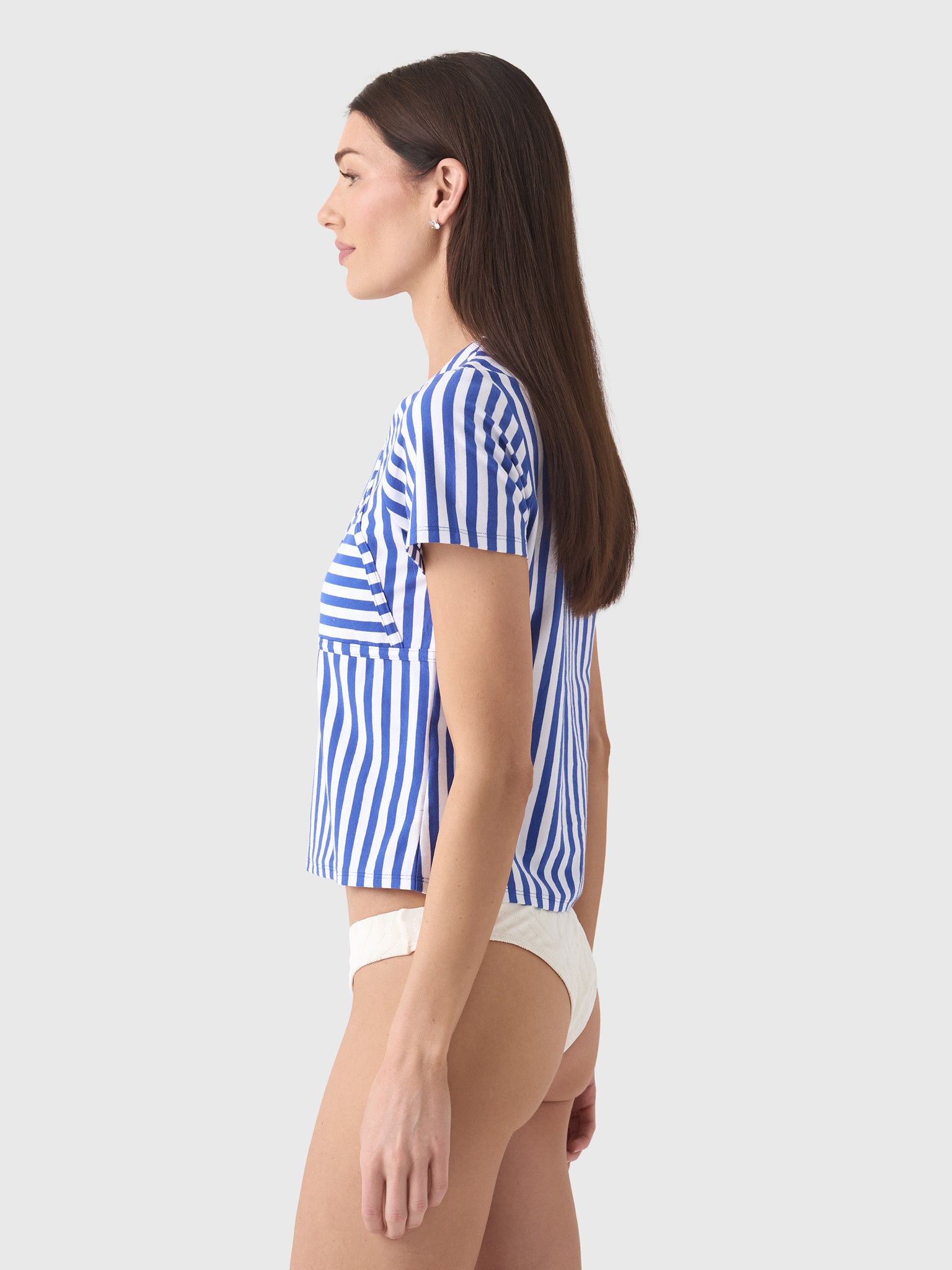 Simon Miller Women's Kini Striped Tee - Saint Bernard