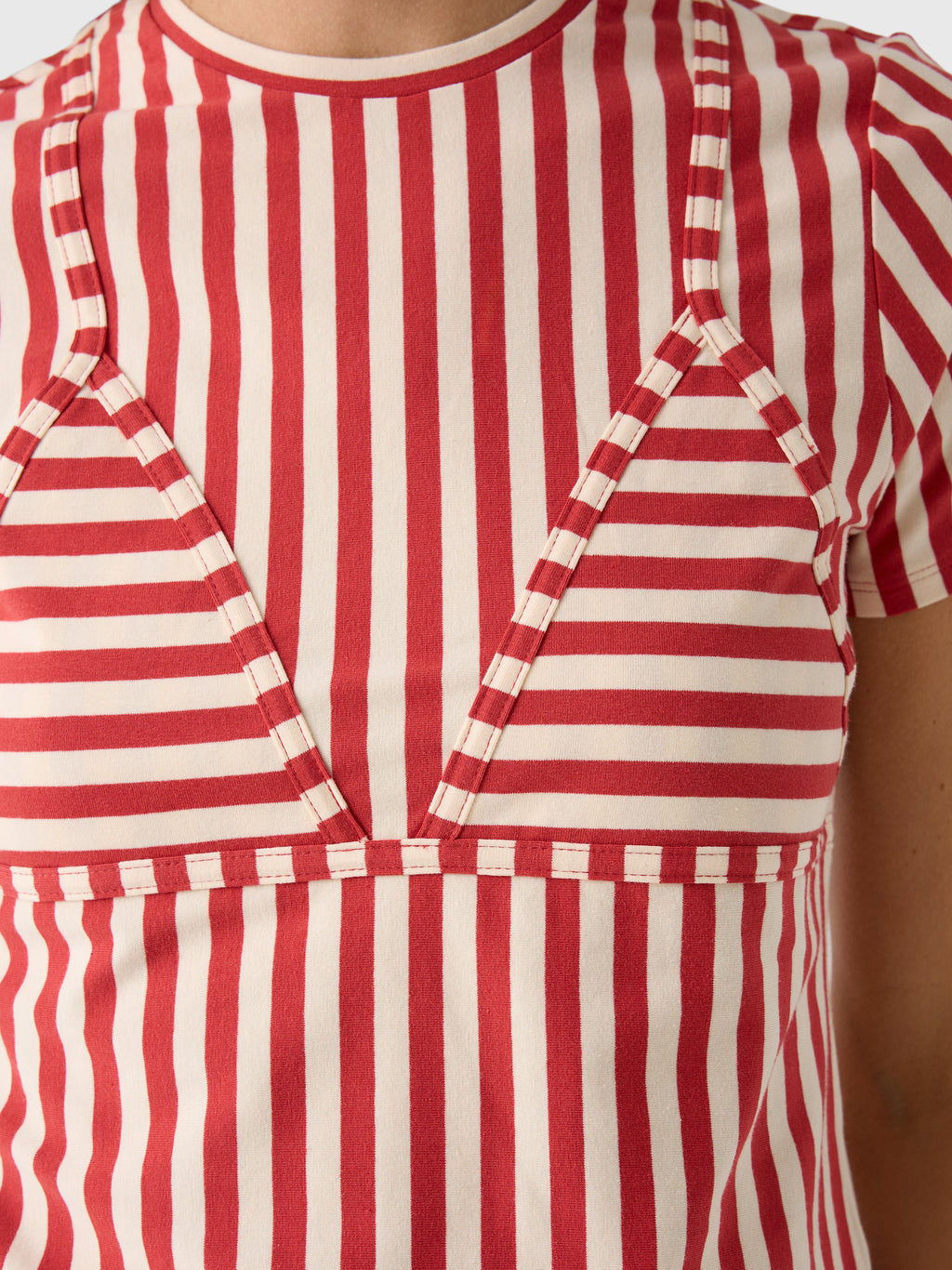 Simon Miller Women's Kini Striped Tee - Saint Bernard