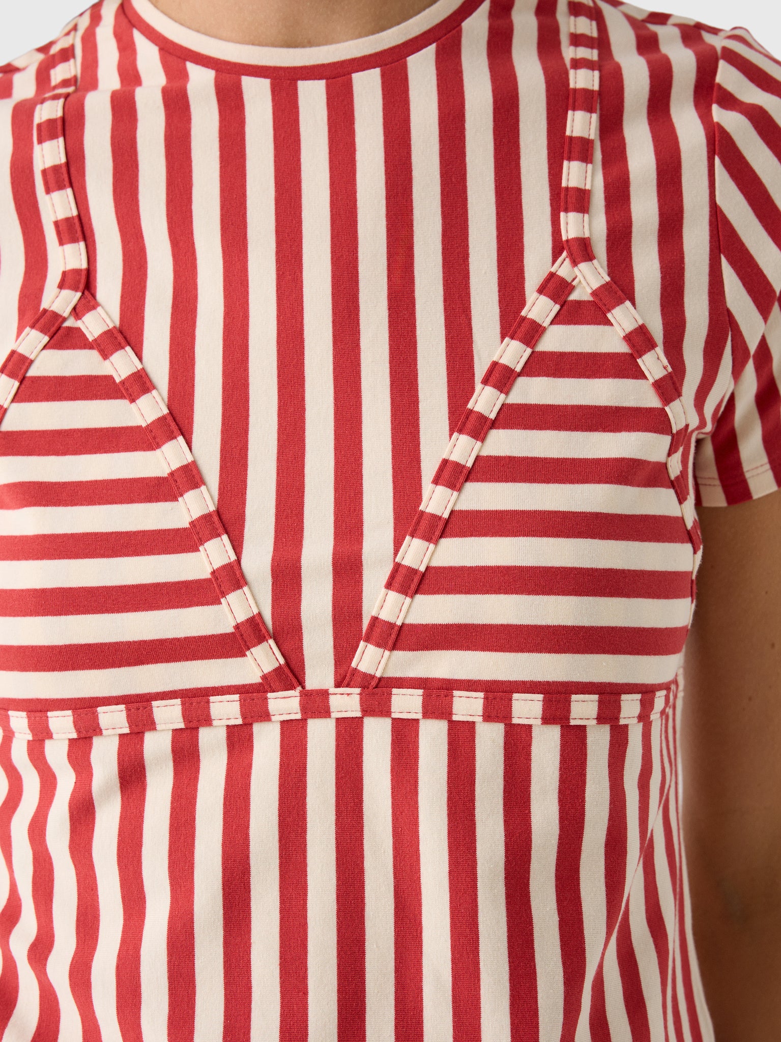 Simon Miller Women's Kini Striped Tee - Saint Bernard