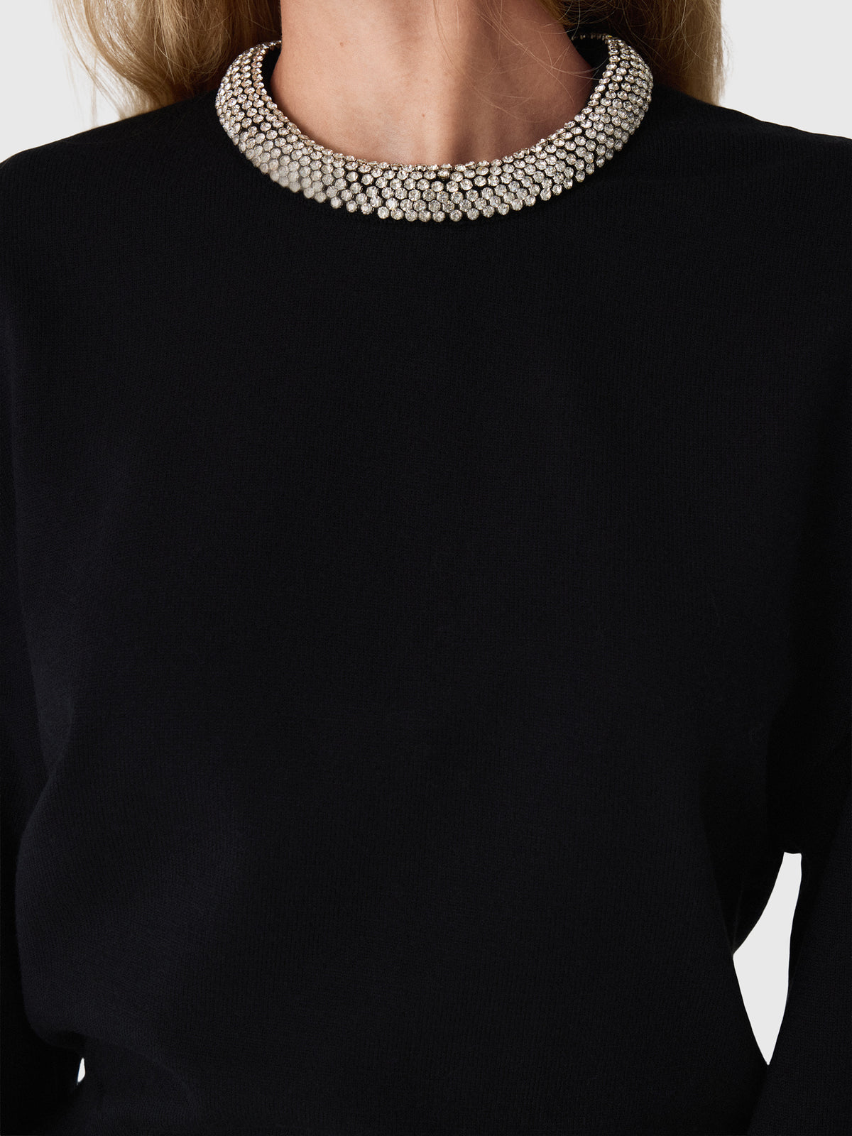 Simon Miller Women's Lillian Embellished Sweater - Saint Bernard