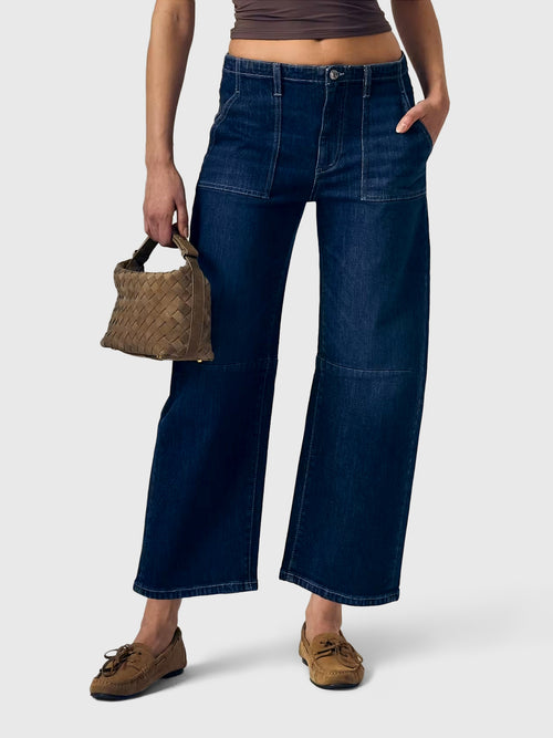 Le Jean Women's Utility Soft Barrel Jean - Saint Bernard