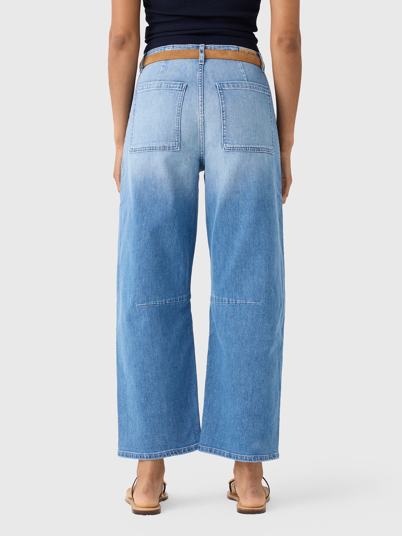 Le Jean Women's Utility Soft Barrel Jean - Saint Bernard