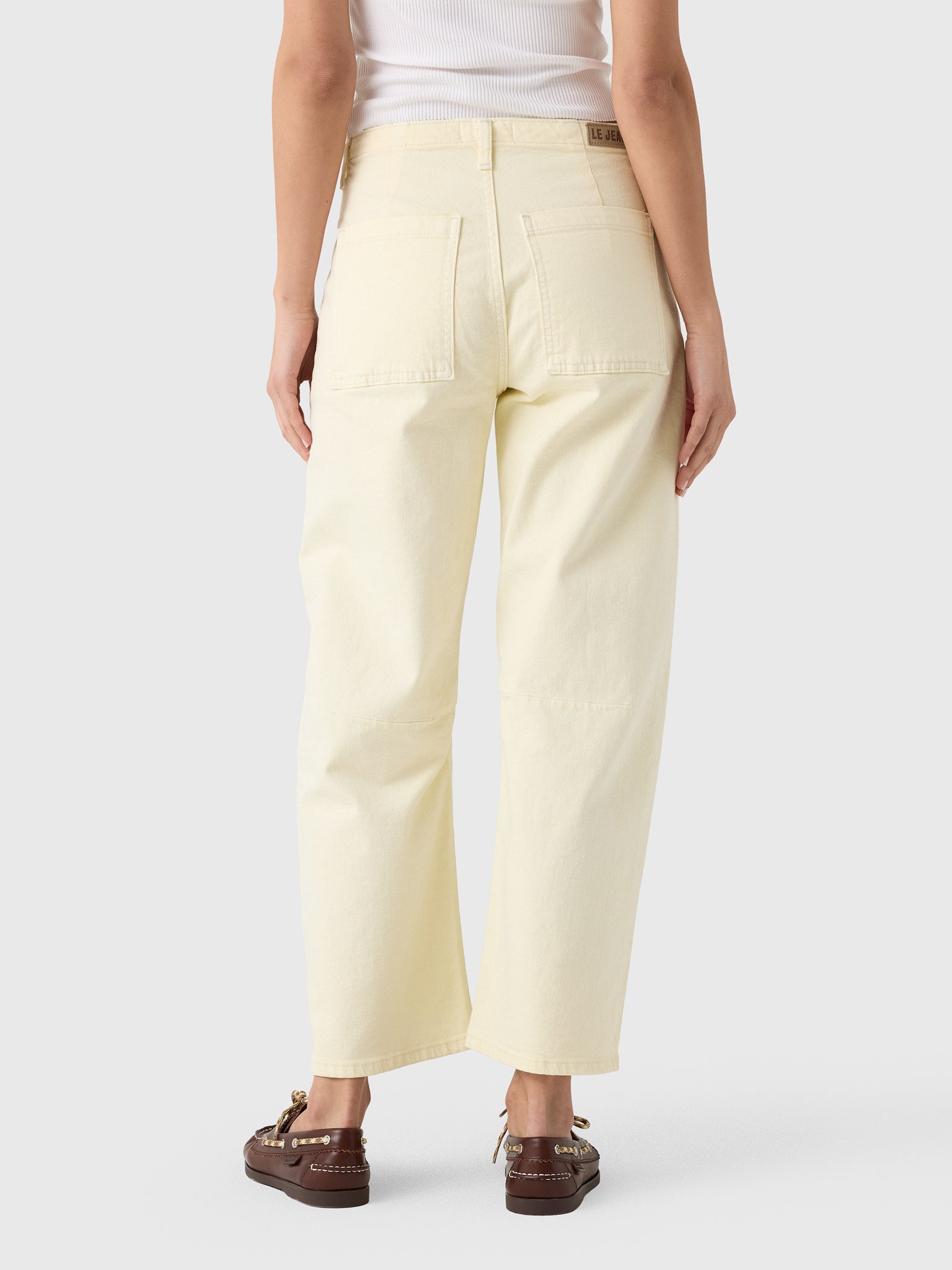 Le Jean Women's Utility Soft Barrel Jean - Saint Bernard