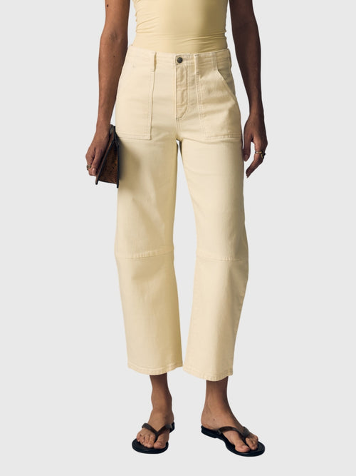 Le Jean Women's Utility Soft Barrel Jean