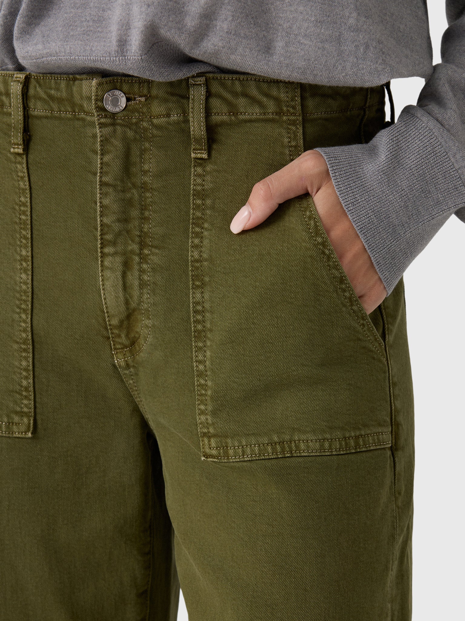 Le Jean Women's Utility Soft Barrel Jean - Saint Bernard