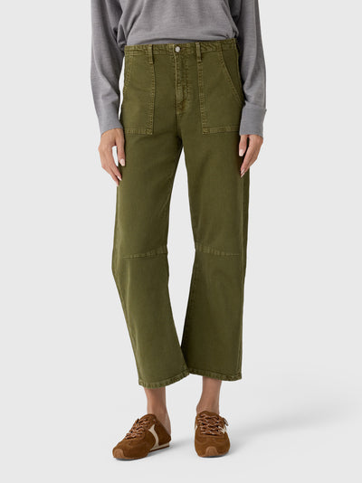 Le Jean Women's Utility Soft Barrel Jean - Saint Bernard
