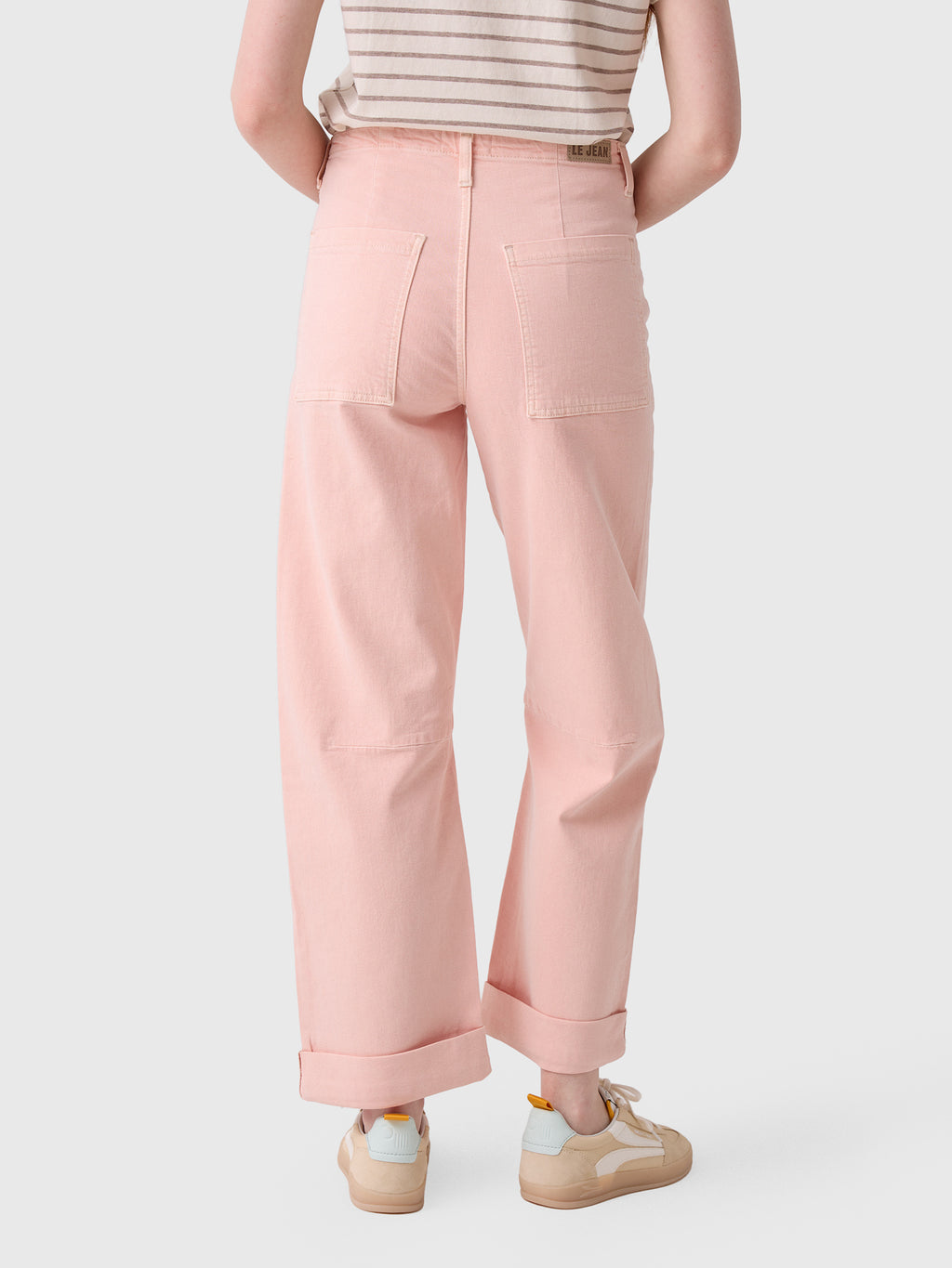 Le Jean Women's Utility Soft Barrel Jean - Saint Bernard