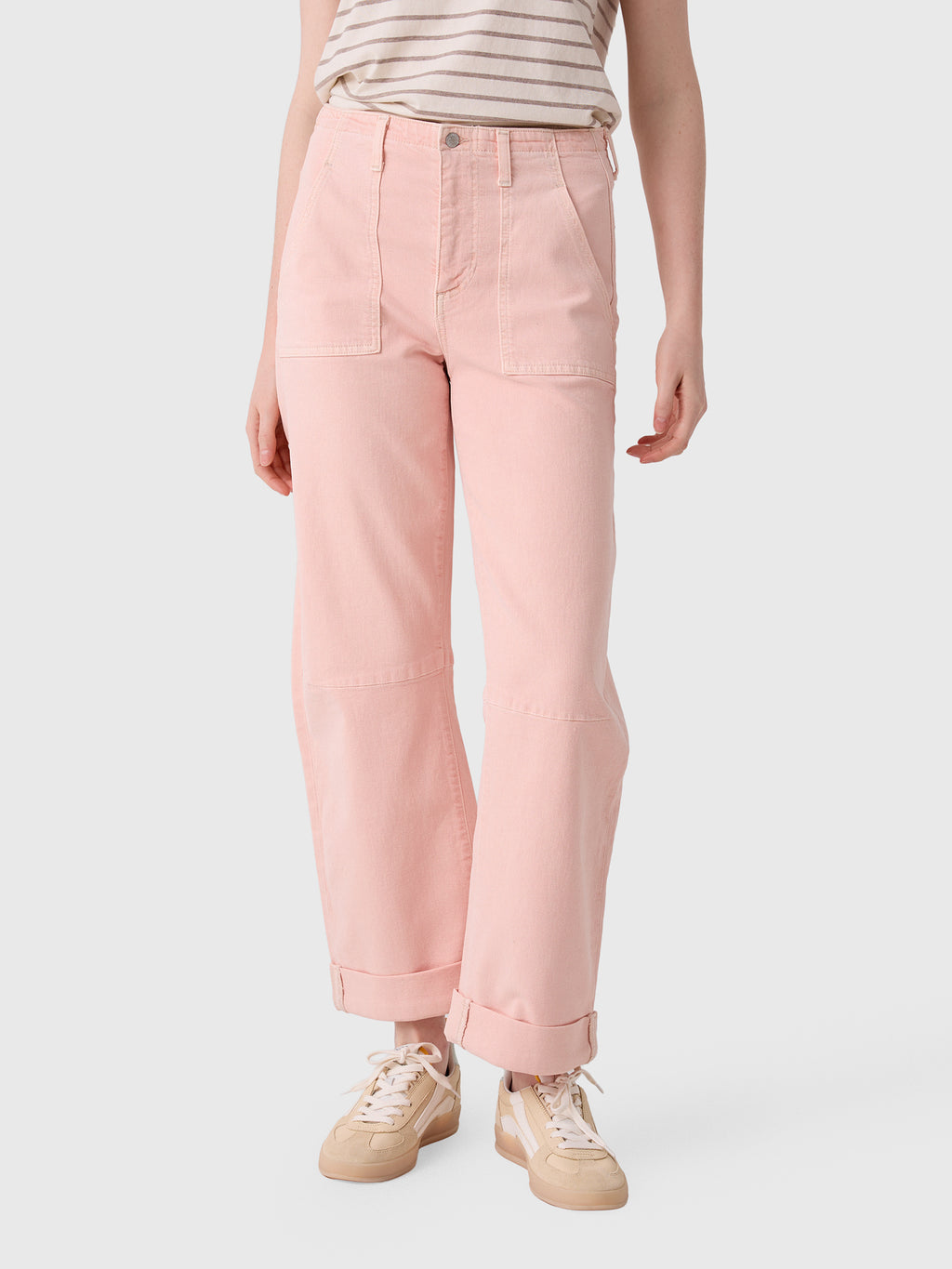 Le Jean Women's Utility Soft Barrel Jean - Saint Bernard