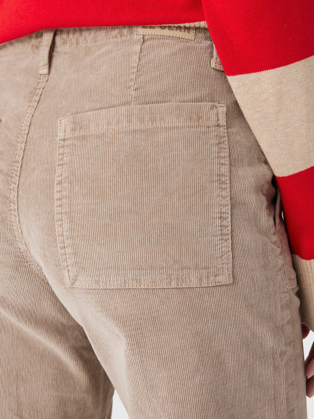 Le Jean Women's Corduroy Utility Soft Barrel Jean - Saint Bernard
