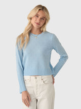 Guest In Residence Women's Compass Shrunken Crew Sweater - Saint Bernard