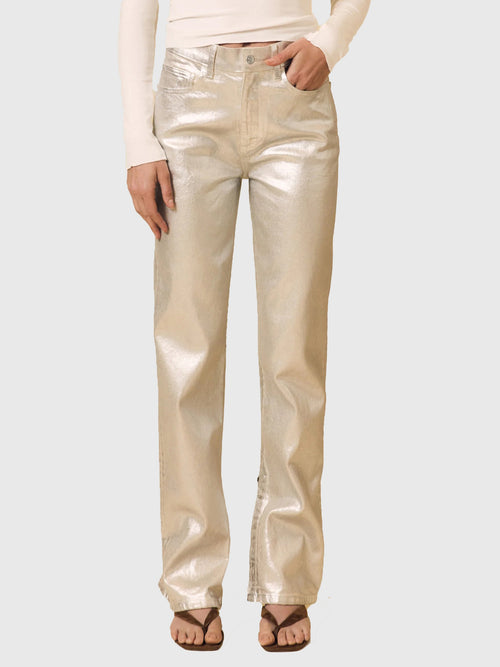 Le Jean Women's 90s Split Straight Jean