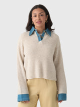 Le Jean Women's Harvey Sweater - Saint Bernard